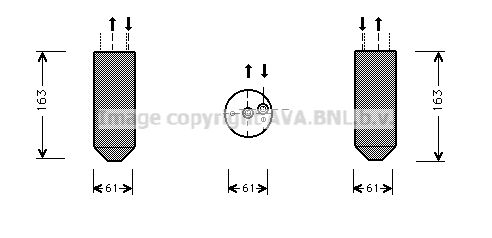 AVA QUALITY COOLING džiovintuvas, oro kondicionierius MSD362